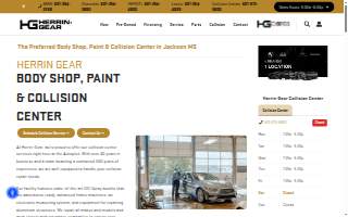 Herrin-Gear Body Shop & Collision Center website
