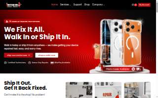 iRepair - Cell Phone & Computer Repair website