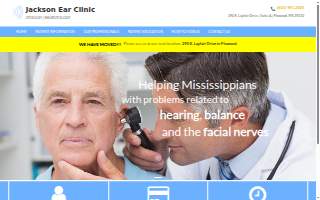 Jackson Ear Clinic website