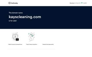 Kays Cleaning Service website