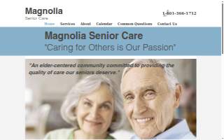 Magnolia Senior Care website