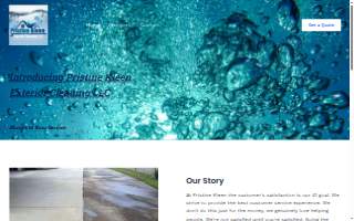 Pristine Kleen Exterior Cleaning LLC website