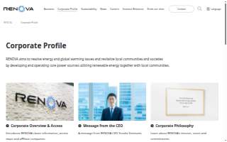 Renova Roofing & Construction website