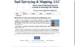 Saul Surveying & Mapping of Jackson website