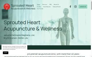 Sprouted Heart Acupuncture and Wellness of Jackson website