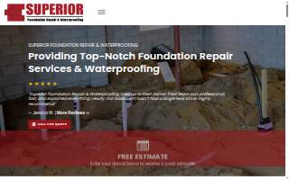 Superior Foundation Services of Jackson website