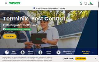 Terminix of Jackson website