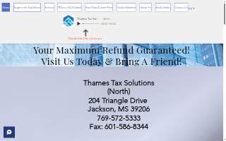 Thames Tax Solutions website