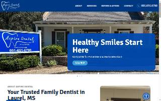 Aspire Dental website
