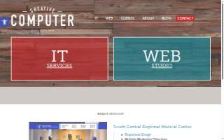 Creative Computer website