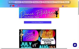 Dance Etcetera Studio website