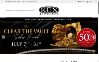 Kux Jewelers website