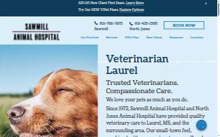 Sawmill Animal Hospital website