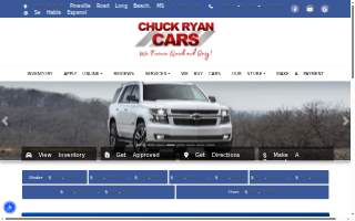 Chuck Ryan Cars website