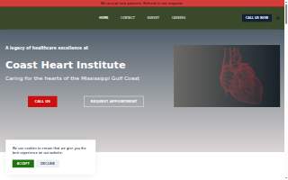 Coast Heart Institute website