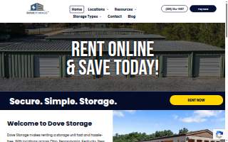 Dove Storage - Long Beach website