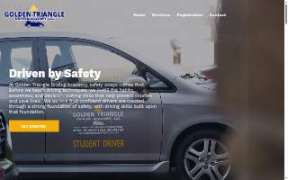 Golden Triangle Driving Academy of Long Beach website