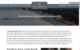 Healy & Jordan, PLLC website