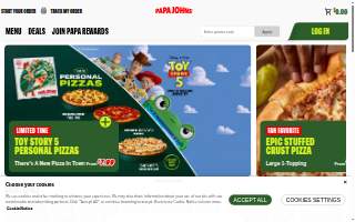 Papa Johns Pizza of Long Beach website
