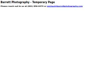 Barrett Photography website