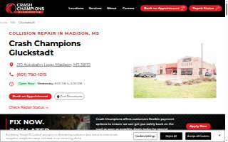Crash Champions Collision Repair Gluckstadt website
