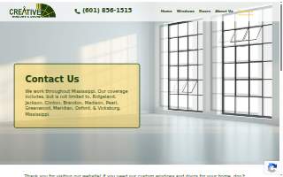 Creative Windows And Doors LLC website