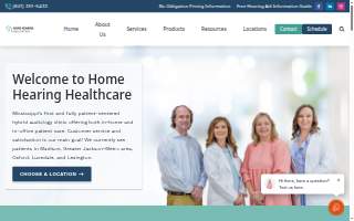Home Hearing Healthcare of Madison website