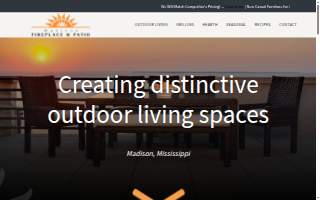 Madison Fireplace & Patio website