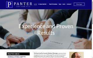 Panter Law Firm website