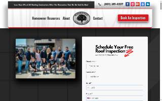 River Oaks Roofing website