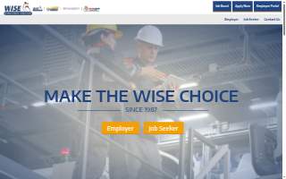 Wise Staffing Group of Madison website