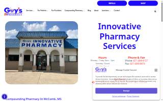 Guy's Innovative Pharmacy website