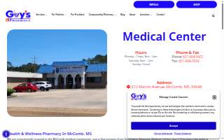 Guy's Medical Center Pharmacy website