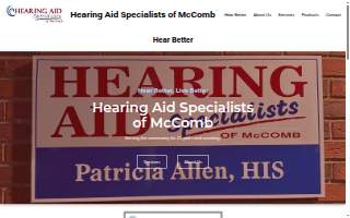 Hearing Aid Specialists website