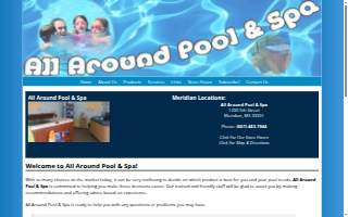 All Around Pool And Spa website