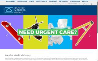 Baptist Medical Group- The Purvis Clinic website