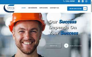 Crane Employment website