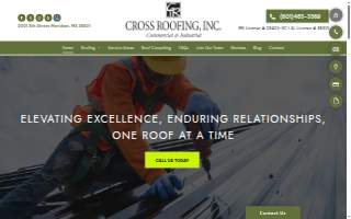 Cross Roofing Inc. website
