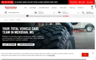 Firestone Complete Auto Care website