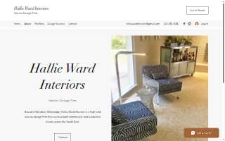 Hallie Ward Interiors website