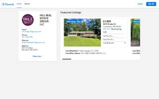 Hill Real Estate Group, LLC website