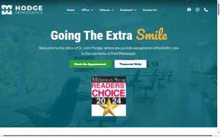 Hodge Orthodontics website
