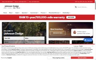 Johnson Dodge website