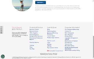 Safeguard Business Systems, Safeguard Dement Printing website