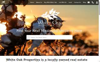 White Oak Properties LLC website