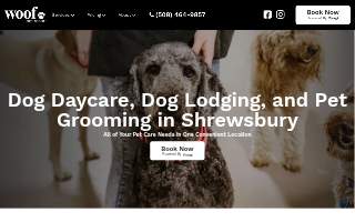Woof & Whiskers Resort website