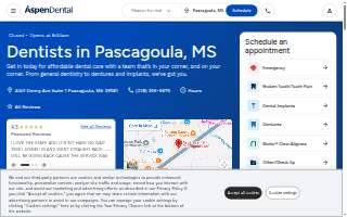 Aspen Dental - Pascagoula website