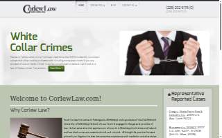 Corlew Law Firm website