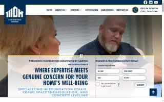 MDH Foundation Repair of Moss Point website