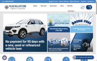 Navigator Credit Union of Moss Point website